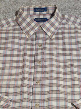 Pendleton Sir Pendleton Modern Wool Flannel Button Down Shirt plaid Size L